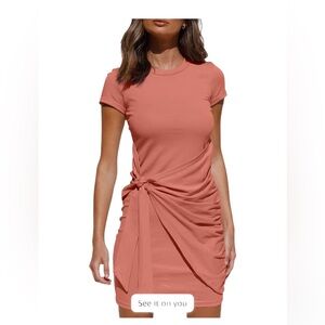 Womens tshirt dress, Watermelon Red